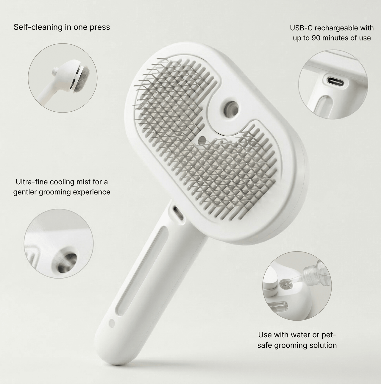 My Virtual Kitty™ Coat Therapy Cat Brush - MVK